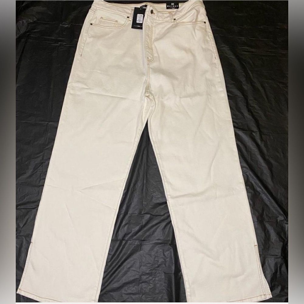 Fashion Nova Side Split Jeans Size 22